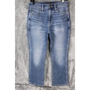 Banana Republic High Rise Crop Boot Fit Jeans Women Size 27 Blue